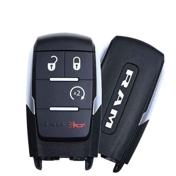 Oem OEM: NEW: 2019 Dodge Ram Pickup HD 2500-5500 / 4-Button Smart Key / PN: 68365327AB / GQ4-76T RSK-DDG-5327 - main
